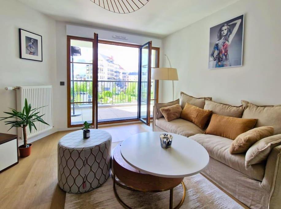 Sublime Appartement 4 Etoiles Neuf T3 Aputeaux 61M2 Proche La Defense, 10M2 De Terrasse Avec Magnifique Vue Exterior foto